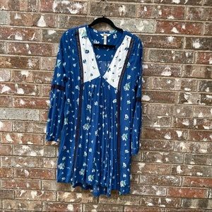 Matilda Jane Blue Blossom Dress with pockets